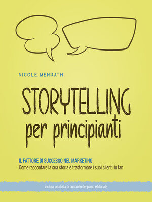 cover image of Storytelling per principianti